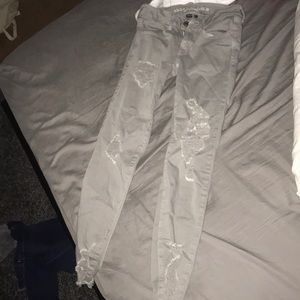 Woman American eagle jeans